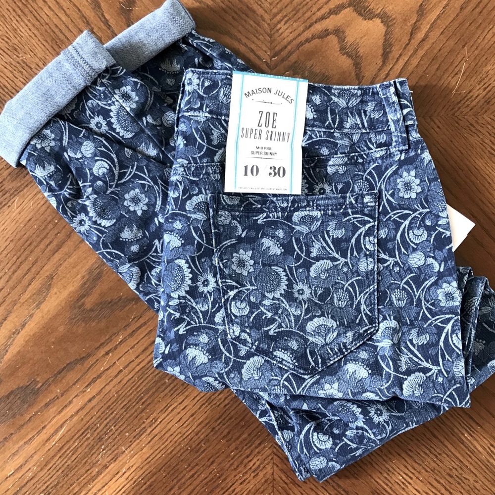 NWT. Maison Jules Jeans